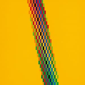 Hein, Karsten - Farbeinschnitt auf Gelb