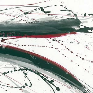 Rachel, Matthias - Drip Composition In Dark Red & Black