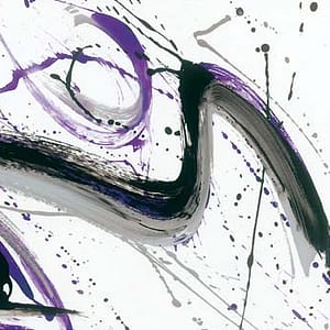 Rachel, Matthias - Drip Composition In Purple & Black