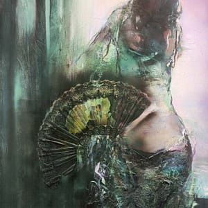 VÃ¶lker, Karin - TÃ¤nzerin mit FÃ¤cher