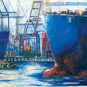 Wolff, Helma - Blaue Stunde im Hafen II