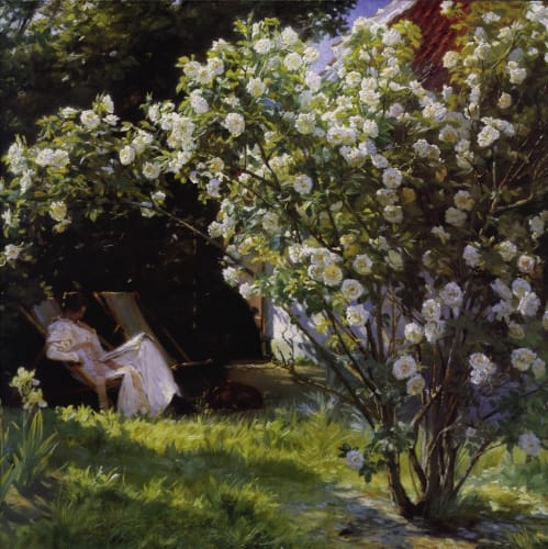 Krøyer, Peder Severin - Havepartie Med Marie