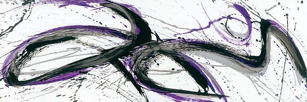 Rachel, Matthias - Drip Composition In Purple & Black
