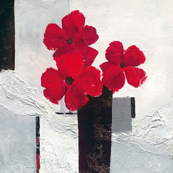 Henning, Ruby - Red Flower Composition